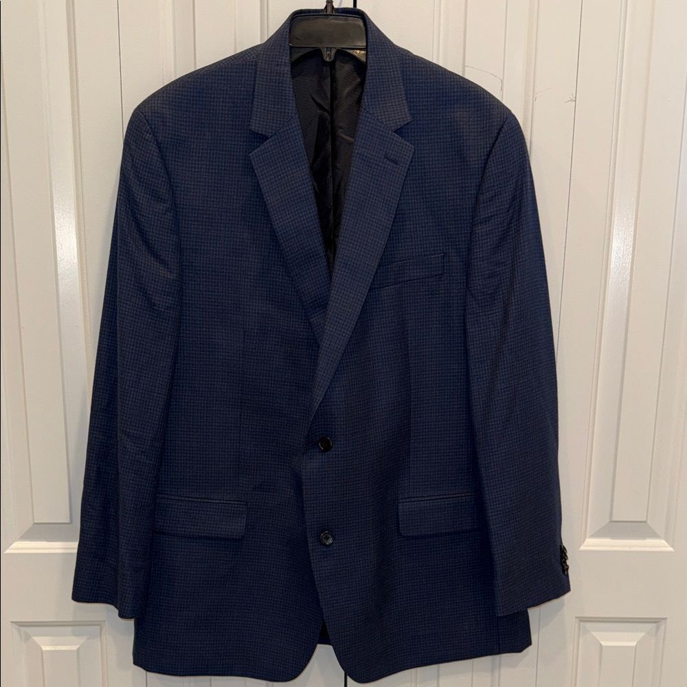 Michael Kors‎ Men's Navy Patterned Sport Coat